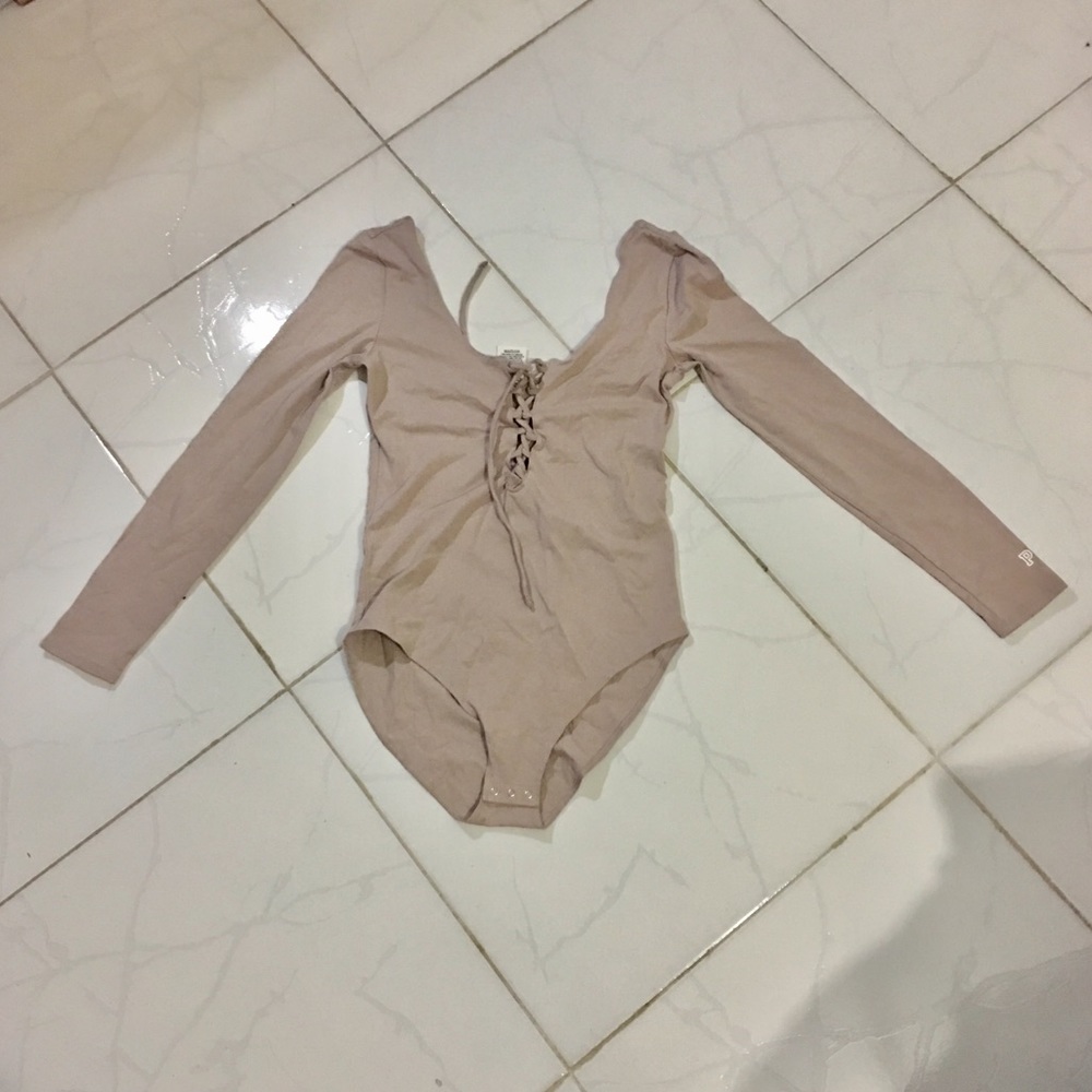 Pink Victoria Secret Bodysuit NWOT